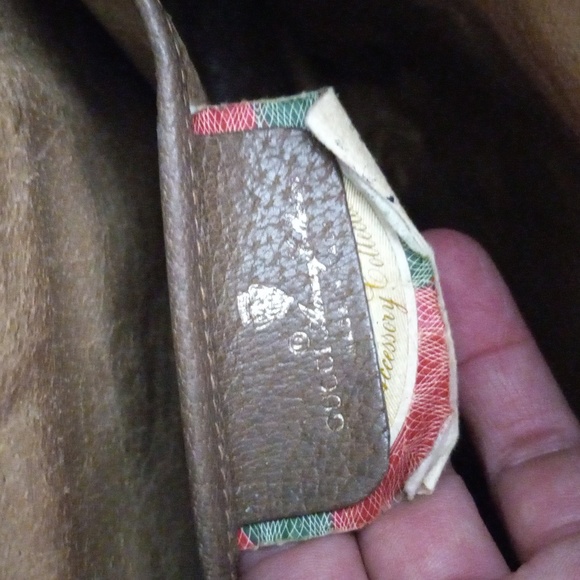 Authentic Vintage Gucci GG Monogram Supreme Sherry Web Ophidia Drawstring Bucket - Picture 10 of 11